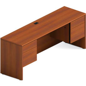 Credenza - Double Pedestal - 72" x 20" - Avant Honey