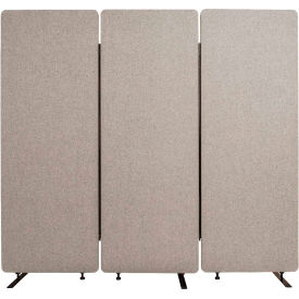 Acoustic Room Dividers - 3 Pack - Misty Gray