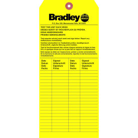 Emergency Eyewash Or Safety Shower Inspection Tag