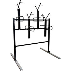 MaxRack Stand - 2 Sided / Bike Rack - 62-1/2"L x 60"W x 84"H - 8 Bike Capacity