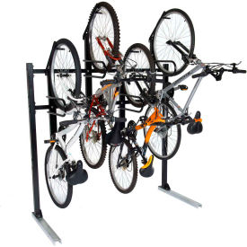 MaxRack Stand - 1-Sided / Bike Rack - 92-1/2"L x 30"W x 84"H - 6 Bike Capacity