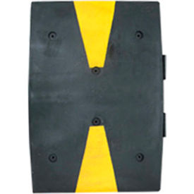SH36 Speed Hump - Recycled Rubber with Reflective Stripes - 2 Foot Long