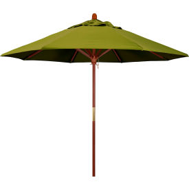 9' Patio Umbrella - Olefin Kiwi - Hardwood Pole