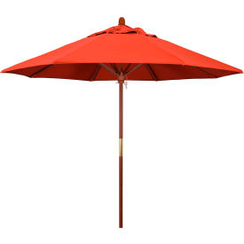 9' Patio Umbrella - Olefin Sunset - Hardwood Pole