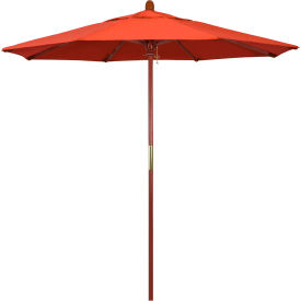 7.5' Patio Umbrella - Olefin Sunset - Hardwood Pole