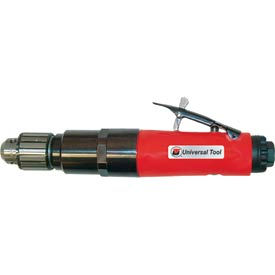 Universal Tool Reversible Straight Air Drill, 1/4" Chuck, 6000 RPM