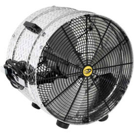 20" Totally Enclosed Direct Drive Drum Blower Fan, 4,760 CFM, 1 HP, Phase 1