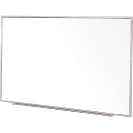 Ghent Magnetic Projection Porcelain Whiteboard - Aluminum Frame - 5'H x 8'W