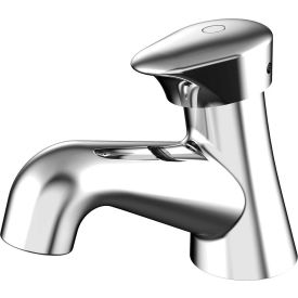 Easy-Push Single Hole Supply Metering Faucet, Chrome, ADA Compliant, 0.5 GPM