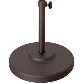 50 lbs Umbrella Base - Steel Covered Concrete - Bronze