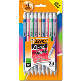 Xtra-Sparkle Mechanical Pencil, 0.7 mm, HB (#2.5), Black Lead, Asstd Barrel Colors, 24/Pk
