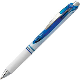 EnerGel RTX Retractable Gel Pen, 0.7mm, Blue Ink, White/Blue Barrel