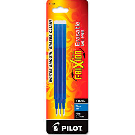 Refill for FriXion Pens, Fine Point, Blue Ink, 3/Pk