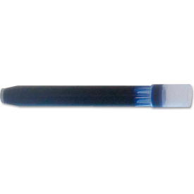 Plumix Fountain Pen Refill Cartridge, Permanent Black Ink, 12/Box