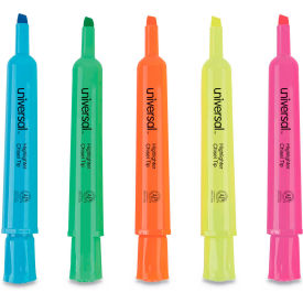 Desk Highlighters, Chisel Tip, Assorted Colors, Set of 12