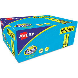 HI-LITER Desk-Style Highlighters, Chisel Tip, Fluorescent Yellow, 36/Box