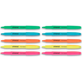 Pocket Highlighters, Chisel Tip, Assorted Colors, Dozen