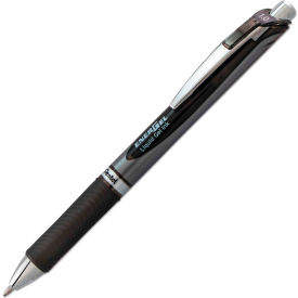 EnerGel RTX Retractable Gel Pen, Bold 1mm, Black Ink, Black/Gray Barrel