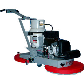 24" Dual Headed Titan Twin Propane Spray Cleaning & Polishing Machine, Gray/Red