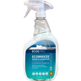 EcoBreeze Odor Eliminator Lavender Vanilla, 32 oz., 6/Pack