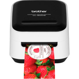 Versatile Compact Color Label & Photo Printer with Wireless Networking, VC500W