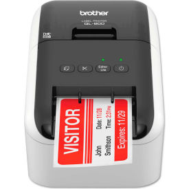 High-Speed Professional Label Printer, QL800, Variable Fonts, White & Gray