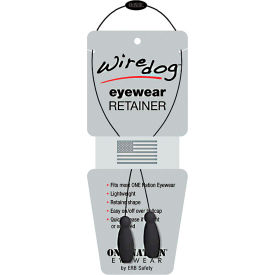 Wiredog Eyewear Retainer For Safety Glasses, 16-1/2"L, Black, Pack of 12
