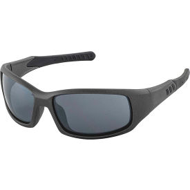 Free Ride Safety Glasses, Gray Flash Lens, Silver Metallic Frame
