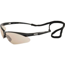 Octane Safety Glasses, In-Out Mirror Lens, Black Frame, Pack of 12
