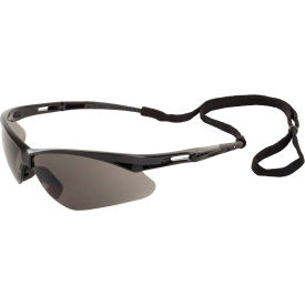 Octane Safety Glasses, Anti-Fog, Gray Lens, Black Frame, Pack of 12