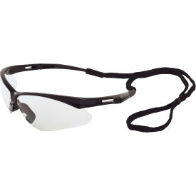 Octane Safety Glasses, Anti-Fog, Clear Lens, Black Frame, Pack of 12