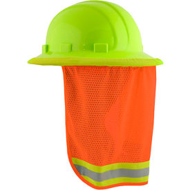 S268 Mesh Neck Shield, Hi-Viz Orange, Pack of 3