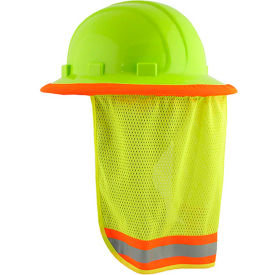 Mesh Neck Shield, Hi-Viz Lime, Pack of 3