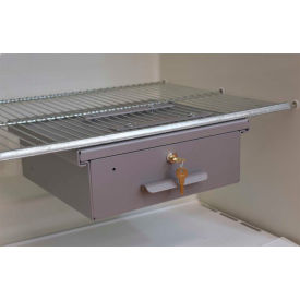 Medium Aluminum Refrigerator Lock Box with Keyed Differently Lock