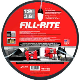 3/4" X 12' Retail Hose With Static Wire - FRH07512