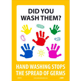 Did You Wash Them? Sticker, 10" X 14", Vinyl Adhesive
