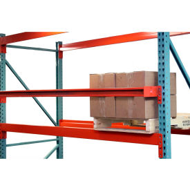 Pallet Rack Tear Drop Backstop - 96" L - 4" Offset