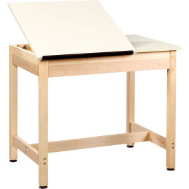 Drafting Table 36"L x 24"W x 30"H - 2 Piece Top