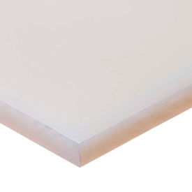 Polypropylene Plastic Sheet - 1-1/2" Thick x 6" Wide x 6" Long