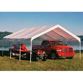 Super Max Canopy, 18'W x 20'L, 2" Frame, 8-Leg, White
