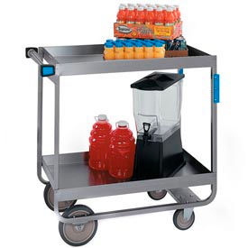 Steel Utility Cart w/2 Shelves, 700 lb. Capacity, 38"L x 22-1/4"W x 37-1/4"H