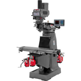 JTM-4VS Mill With Newall DP700 DRO, X and Y-Axis Powerfeeds and Air Power Drawbar