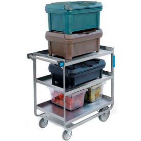Steel Utility Cart w/3 Shelves, 700 lb. Cap, 38-5/8"L x 22-3/8"W x 37-1/8"H