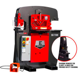 55 Ton Ironworker, 1 Phase, 230 Volt, PowerLink, 10" Brake
