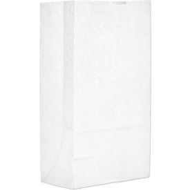 Paper Grocery Bags, #12, 7-1/16"W x 4-1/2"D x 13-3/4"H, White, 500/Pack