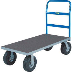Steel Bound Vinyl Platform Truck - 30 x 48 1200 Lb. Capacity