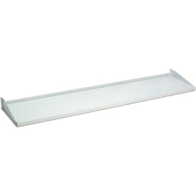 Cornerstone Concept Steel Shelf, 45-15/16"W x 15-3/4"D, Gray