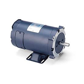 Leeson Motors DC Motor-1/2HP, 12V, 1800RPM, TENV, Rigid C
