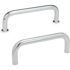 Cabinet "U" Handles Round Steel, with Tapped Holes