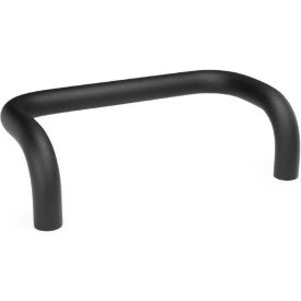 Cabinet "U" Handles Offset Round Aluminum, with Tapped Holes